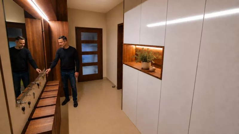 Vestavné skříně - stylová organizace pro moderní domov - fotogalerie